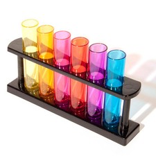 6 verres à liqueur shot tubes