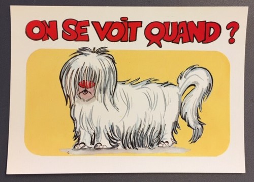Carte postale humoristique - postale,