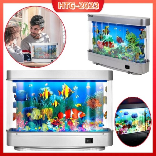 Fake fish tank mini aquarium - tank,
