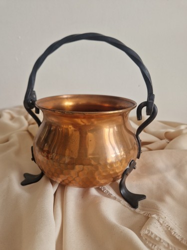 Ancien chaudron cuivre - ancien, en
