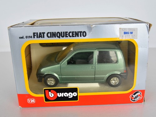 Vintage scale burago fiat - vintage,