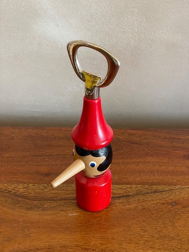 Décapsuleur pinocchio bois - pinocchio, en