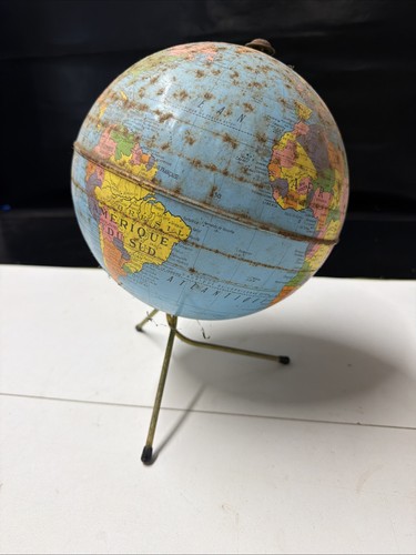 Ancienne map monde tripode - map,