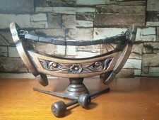 Modèle xylophone en bois (ranat) en teck marron instrument de musique thaïlan...