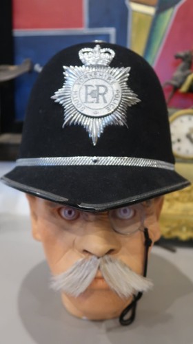 Casque bobby policier - casque,