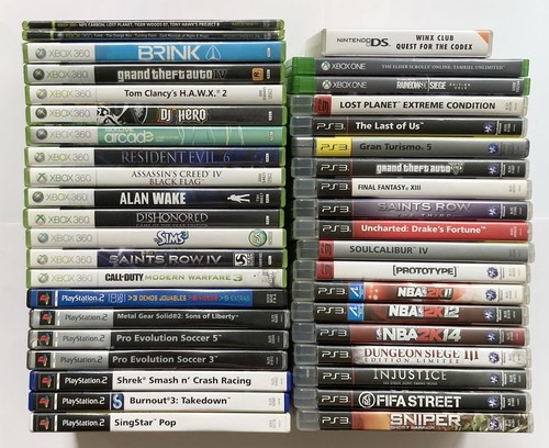 Lot jeux vidéo sony ps2 - vidéo,