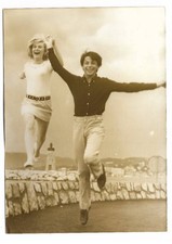 PRESS PHOTO 13/18cm original Michele TORR / Hervé VILARD 1966