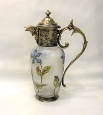 GALLIA DAUM NANCY ART NOUVEAU ART NOUVEAU glass paste and gold metal 26cm