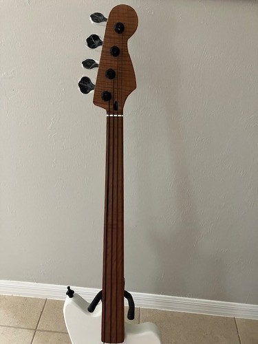 Custom fretless bass - p, bass.