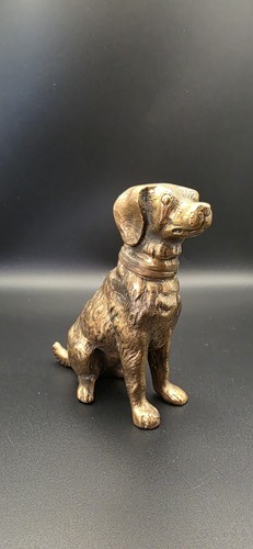 Statuette chien bronze - chien, en