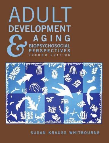 Adult development and aging - development,