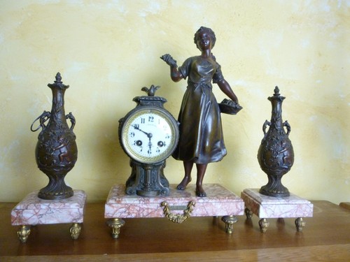 Pendule horloge moreau cerises - moreau,