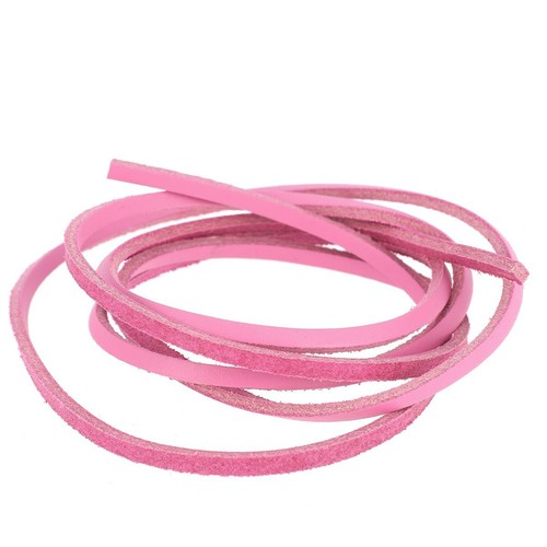 Lacet cuir carré largeur - en,
