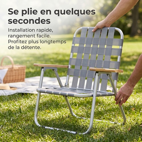 Fauteuil pliant camping - fauteuil,