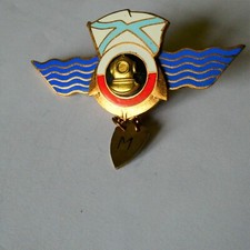 ANTIQUE RUSSIAN NAVY DIVING SUIT BADGE M*