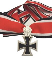 Croix de fer chevalier  (Ritterkreuz) modèle 1957 + feuilles de chêne et épées