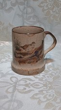 Mug en grès moucheté décor