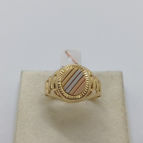 Bague homme jaune 18kt 750 - homme,