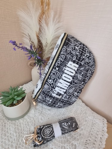 Sac banane femme amour - amour, blanc
