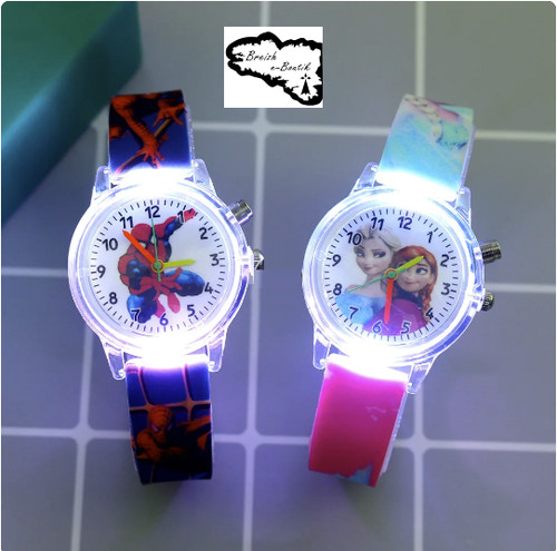 Montre led spiderman - led,
