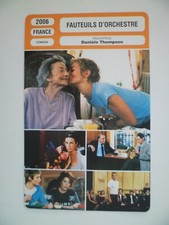 CARTE FICHE CINEMA 2006 FAUTEUILS D'ORCHESTRE Cécile de France Valérie Lemercier