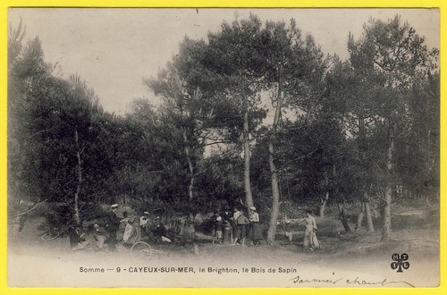 Old postcard cayeux - old,