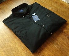 Chemises décontractées noires pour hommes GANT taille 4XL The Beefy Oxford...