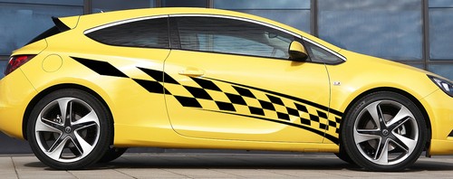 Bandes damiers pour opel - x,