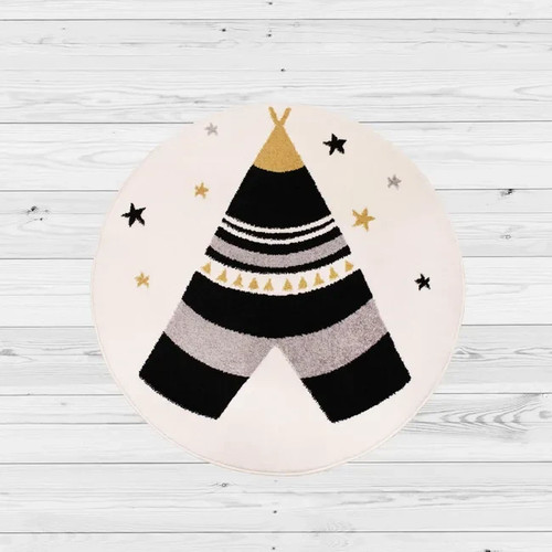 Tapis tipi enfant rond 100 - tipi,