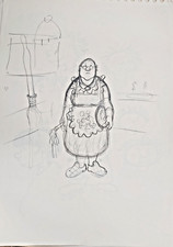 TARDI : dessin, croquis, au crayon, original, non-signé