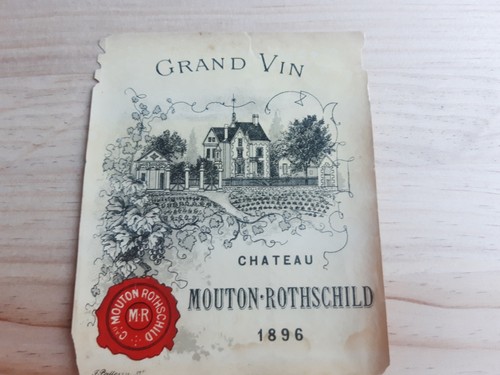 Rare étiquette vin - vin, ancienne
