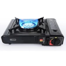 Petit Fourneau à Gaz 1 Flamme Portable Avec Porte-Documents Warmer De Camping