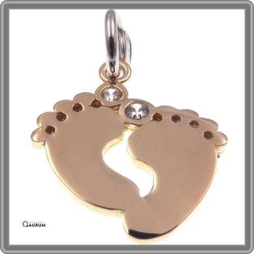 Collier avec pendentif pieds - avec,