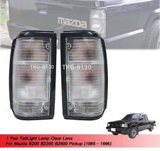 Paire de feu arrière transparent Len pour Mazda B2000 B2200 B2600 1985 - 1996