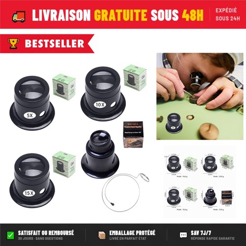 Loupe horloger bijoutier - horloger, 4