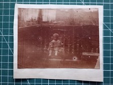 az196 albuminated photo circa 1920 baby stroller balcony
