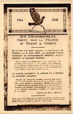 MILITARY CPA Aux Colombophiles, dead for France (315788)