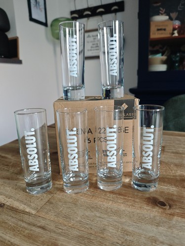 Lot verres absolut vodka - lot,