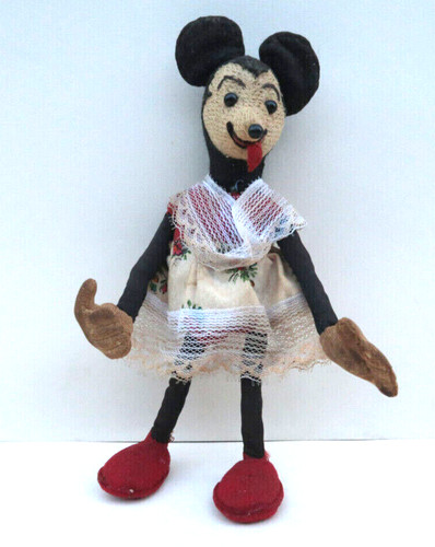 Poupée feutre tissu mickey - poupée,