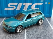 Hot Wheels '94 Audi RS2 Avant 1/64 Die-Cast Car Custom Wheelswap & Rubber Tyres