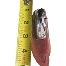 Porcelain Boston Terrier Dog On Log, One Ear Slightly Chipped