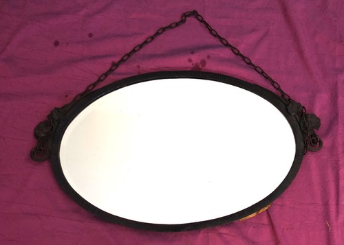 Grand miroir fer forge - fer, art