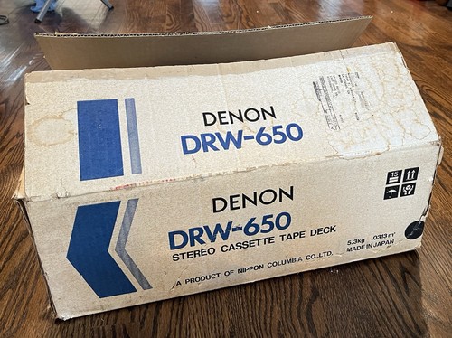 Denon drw 650 dual cassette - denon,
