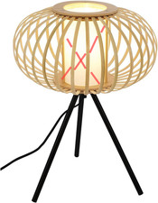 Lampe de bureau en bois de