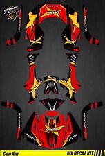 Kit Déco Quad / Atv Decal Kit Can-Am Outlander (G2) - Red Scratch