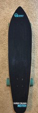 Quest Skateboards Quest Super Cruiser REMIX Longboard Skateboard Ocean Blue 36