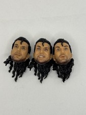 WWE Ultimate Edition - Outsiders Scott Hall Heads Lot Of 3 Fodder 1/12 Scale