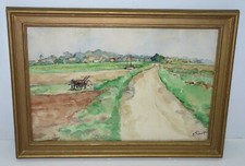 -ANCIENNE AQUARELLE SIGNEE