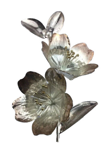 Fleurs argent 800 branches - fleurs,