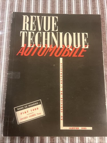 Revue technique fiat 1400 - technique,